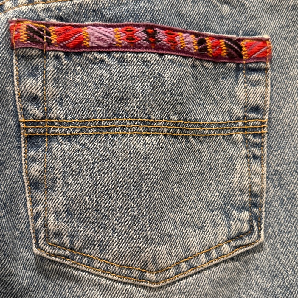 Express Bleus Vintage Emroidered Women’s Jeans Size 9/10 - Picture 8 of 14
